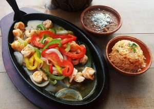 Fajitas de Camarón